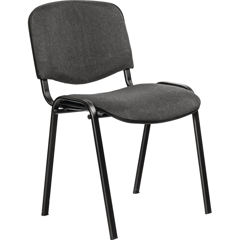 Изображение товара Стул офисный Персона 3 Изо серый ткань, металл чёрный (530066)