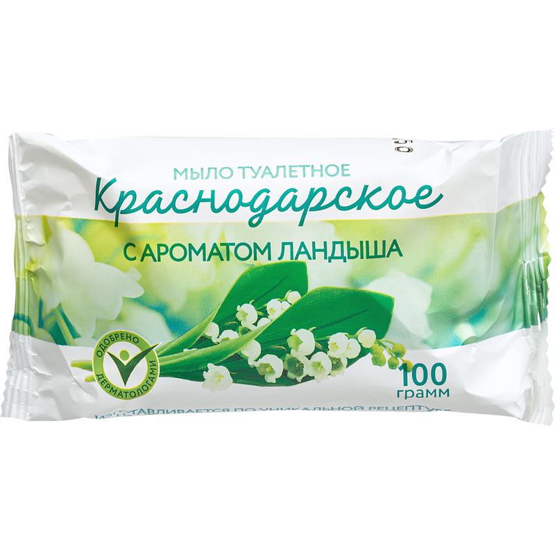 Изображение товара Мыло туалетное Меридиан Краснодарское Ландыш 100 г