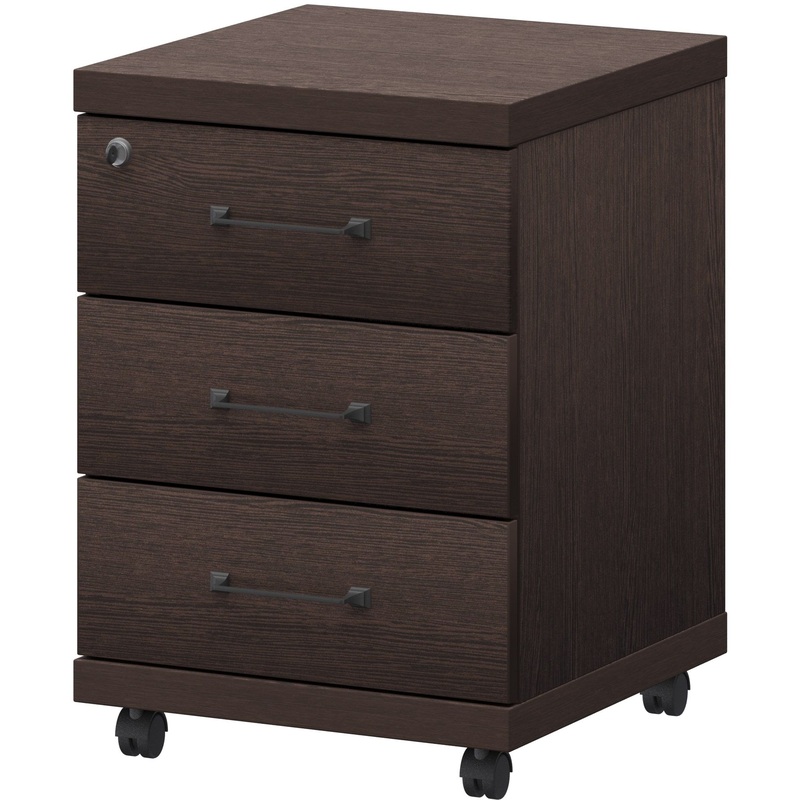 Изображение товара Тумба подкатная Приоритет К-923 с центральным замком венге