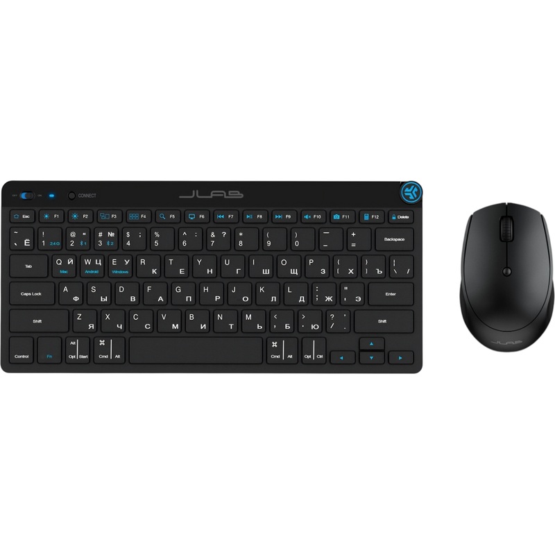 Изображение товара Комплект беспроводной клавиатура и мышь JLAB Go (IEUKMGOBUNDLE4/KMGOBUNDLE4)