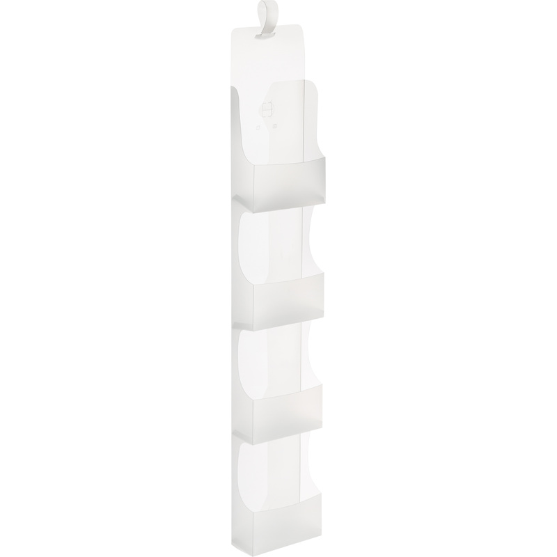 Изображение товара Настенный страйпхолдер с 4 карманами прозрачный для мелких товаров