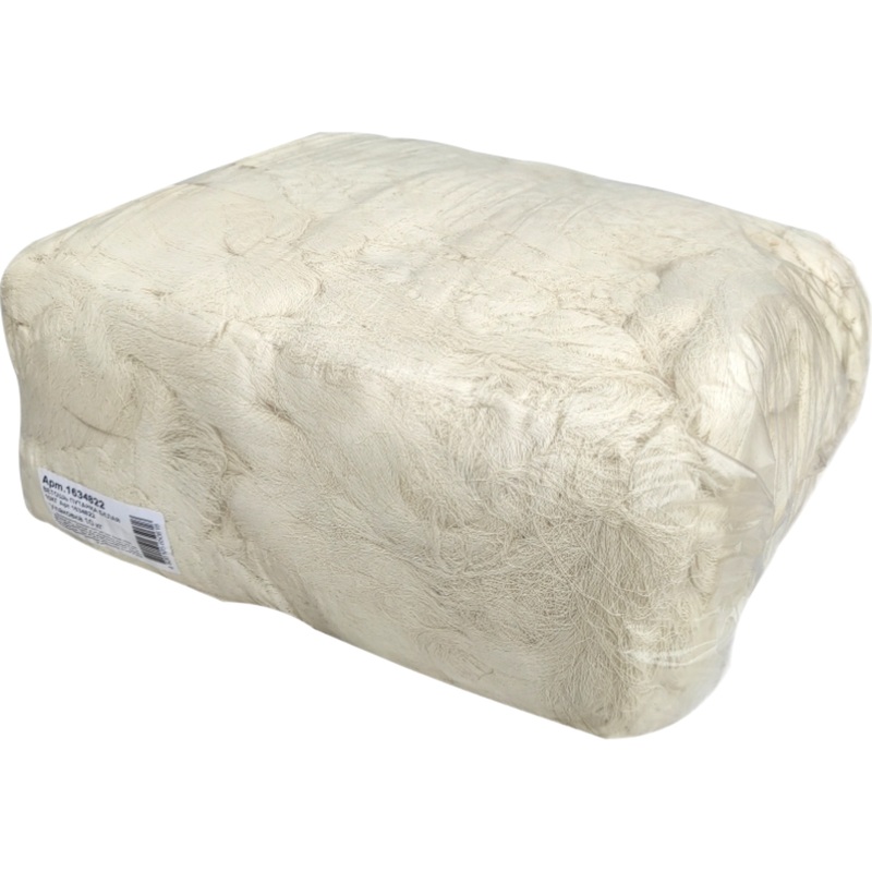 Изображение товара Ветошь 80% хлопок путанка белая 10 кг