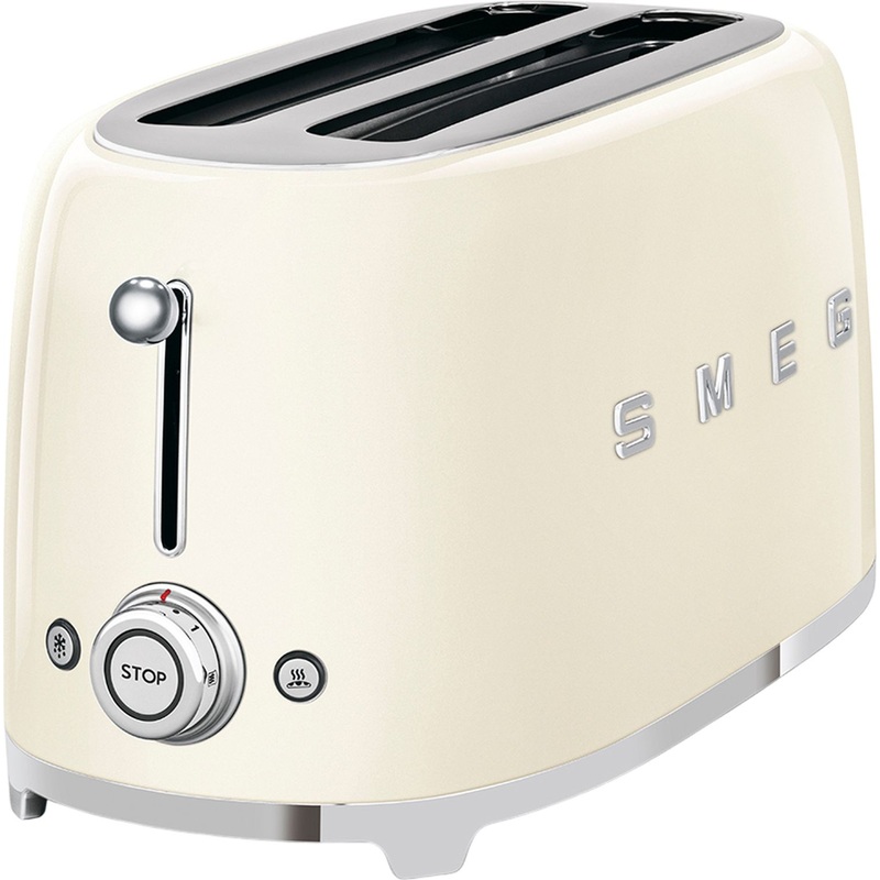 Изображение товара Тостер Smeg TSF02CREU 1500 Вт для 4 тостов с автоматической подачей и поддоном