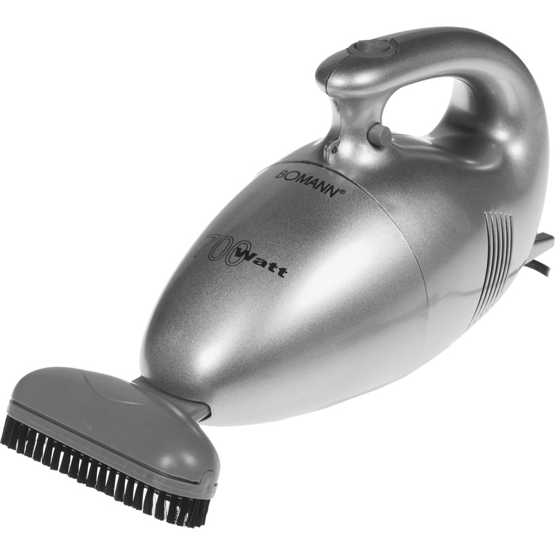 Изображение товара Пылесос Bomann CB 947 ручной для сухой уборки мощностью 400 Вт серебристый