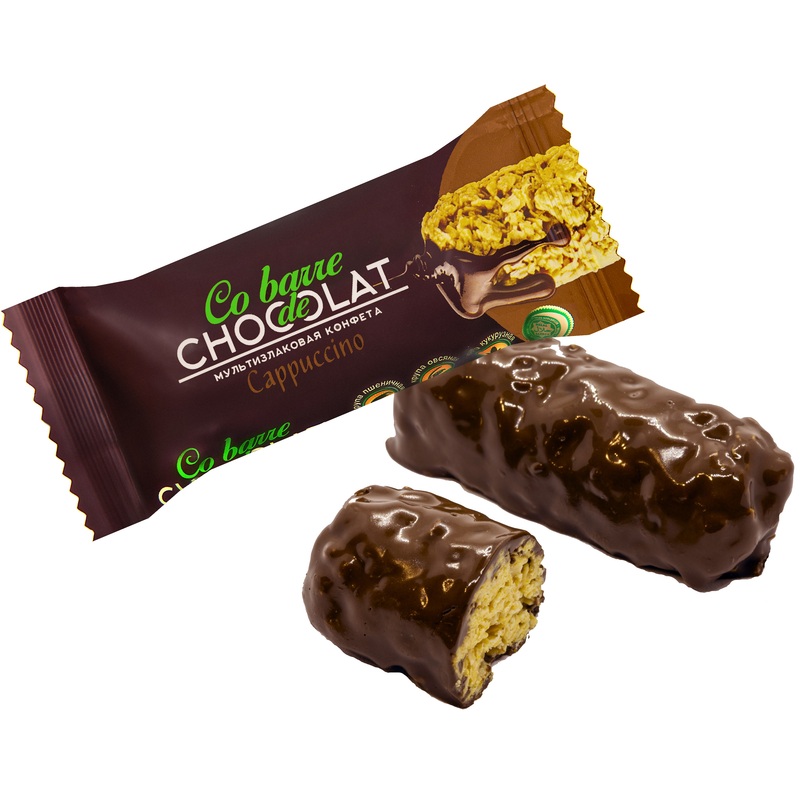 Изображение товара Конфеты Co barre de Chocolat мультизлаковые со вкусом Капучино 2 кг