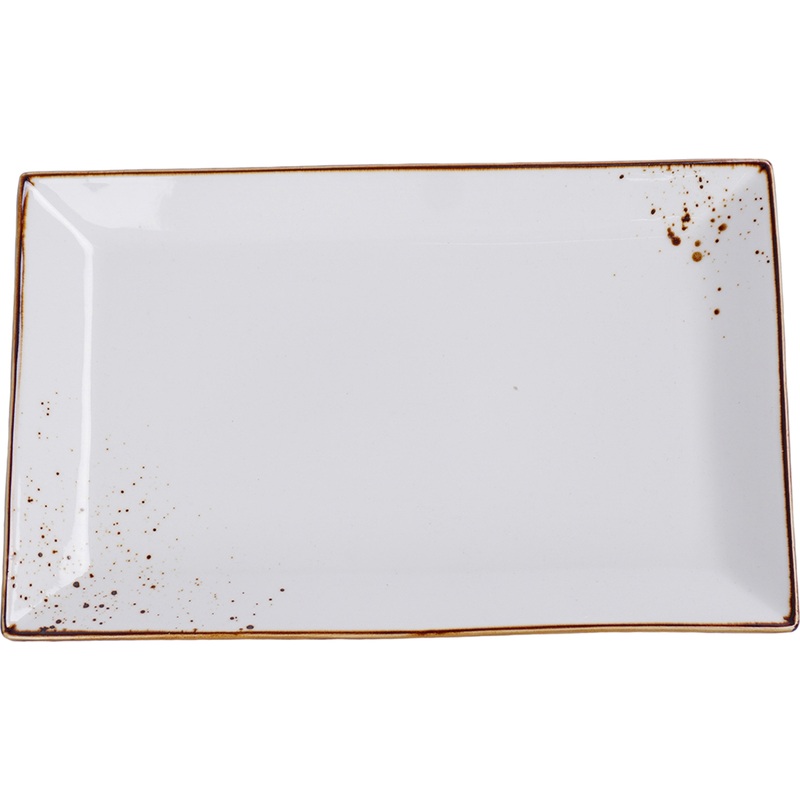 Изображение товара Блюдо сервировочное фарфоровое P.L. Proff Cuisine Elegance Sun 22x12.5 см 6 шт