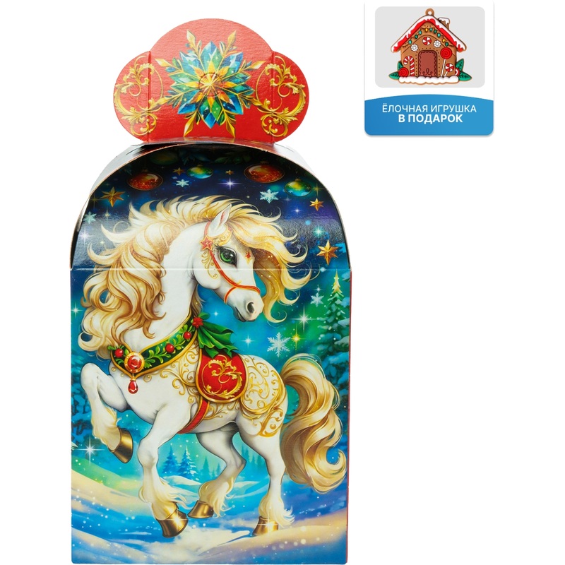 Изображение товара Новогодний сладкий подарок Moroz.ru Искорка с брелком 1000 г