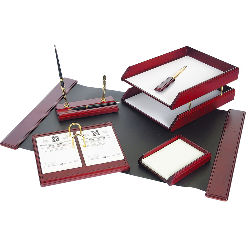 Изображение товара Настольный деревянный набор из красного дерева 6 предметов для офиса и дома