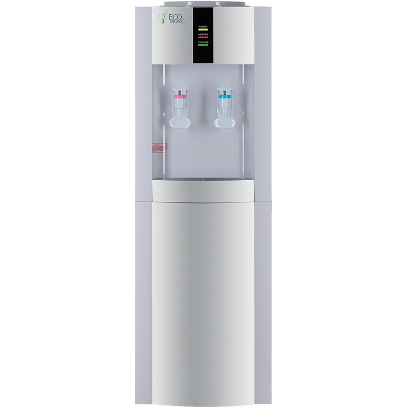 Изображение товара Кулер для воды Ecotronic H1-LF нагрев и охлаждение белый с холодильником