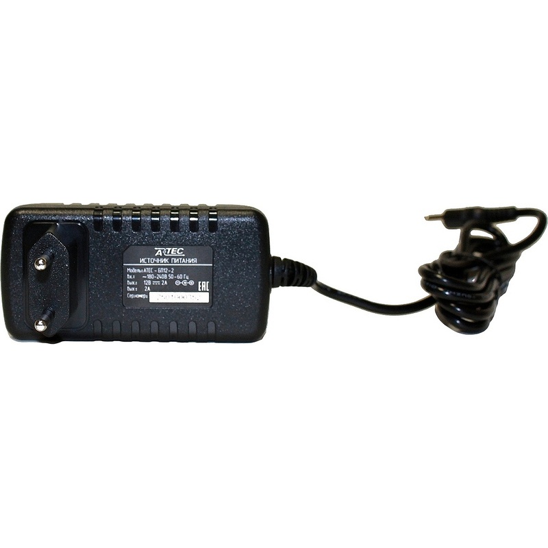 Изображение товара Источник стабилизированного питания ATEC БП12-2 (AT-16337) для систем безопасности