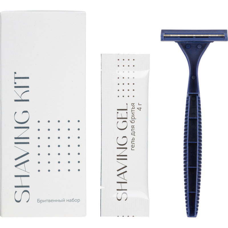 Изображение товара Набор бритвенный Выбор есть картон с гелем и 200 шт упаковка