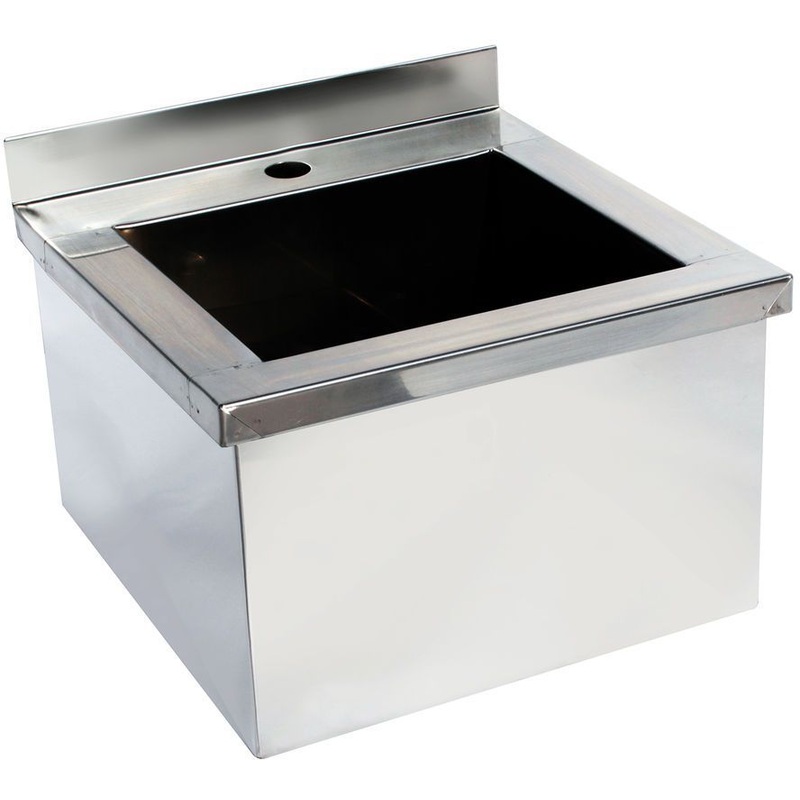 Изображение товара Рукомойник консольный сварной РК-400 серый 500х400х250 мм