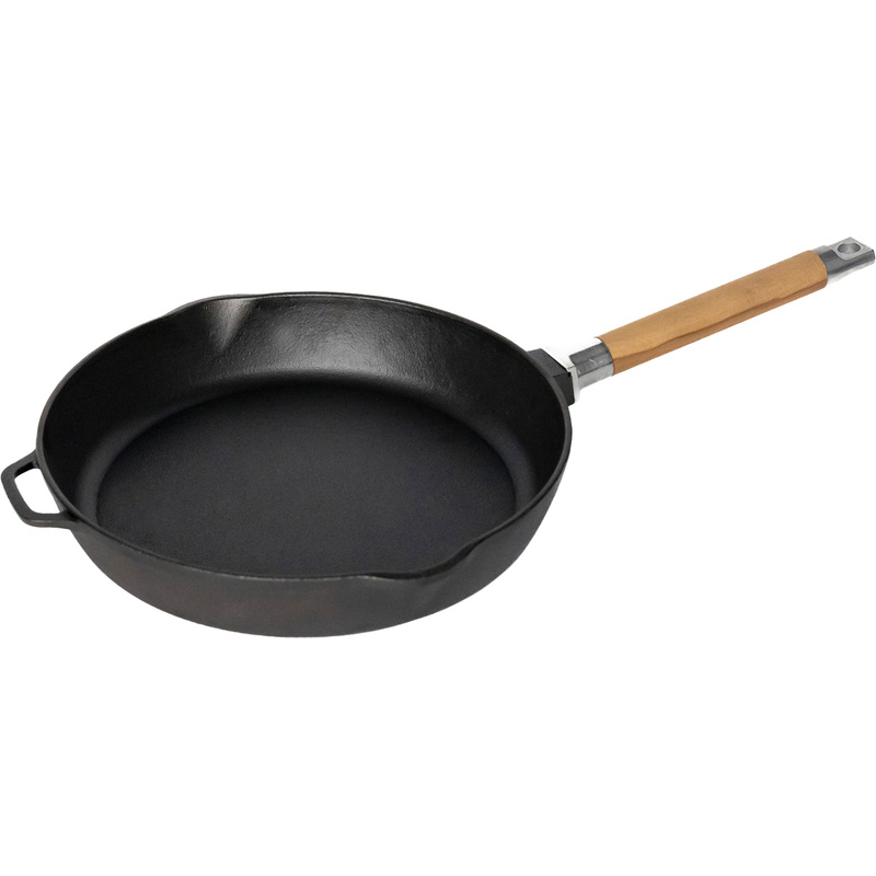 Изображение товара Чугунная сковорода Гардарика 28 см с съемной ручкой для всех видов плит