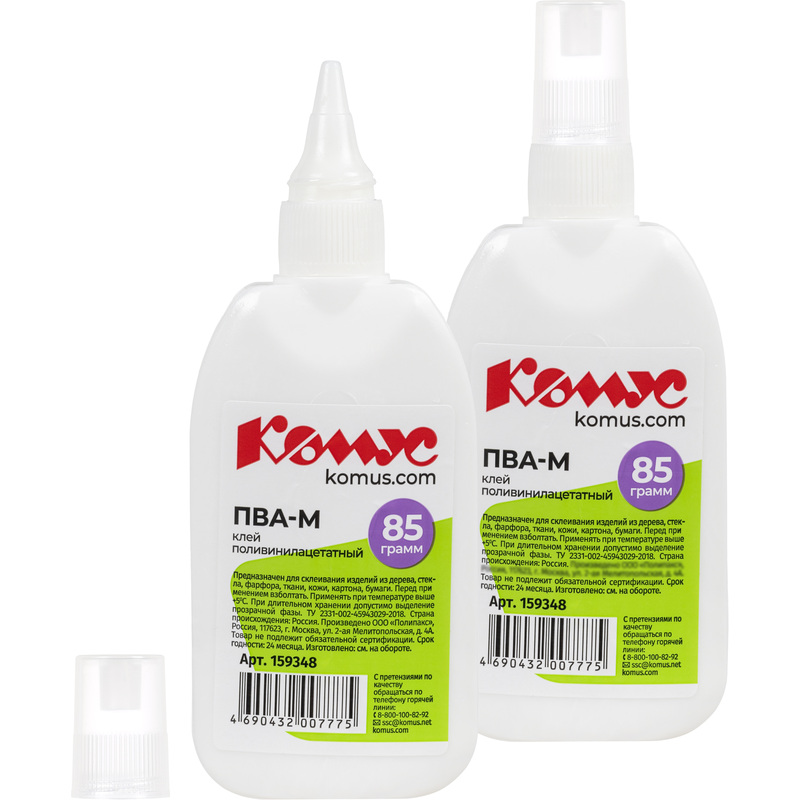 Изображение товара Клей ПВА 85 г Комус