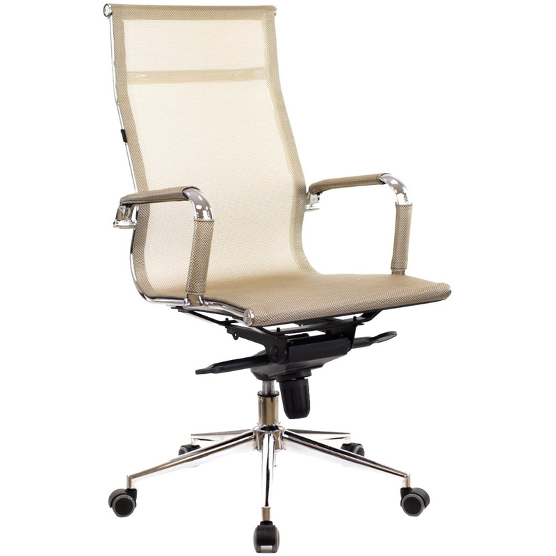 Изображение товара Кресло для руководителя Everprof Opera M золотистое с сеткой и механизмом Multi Block