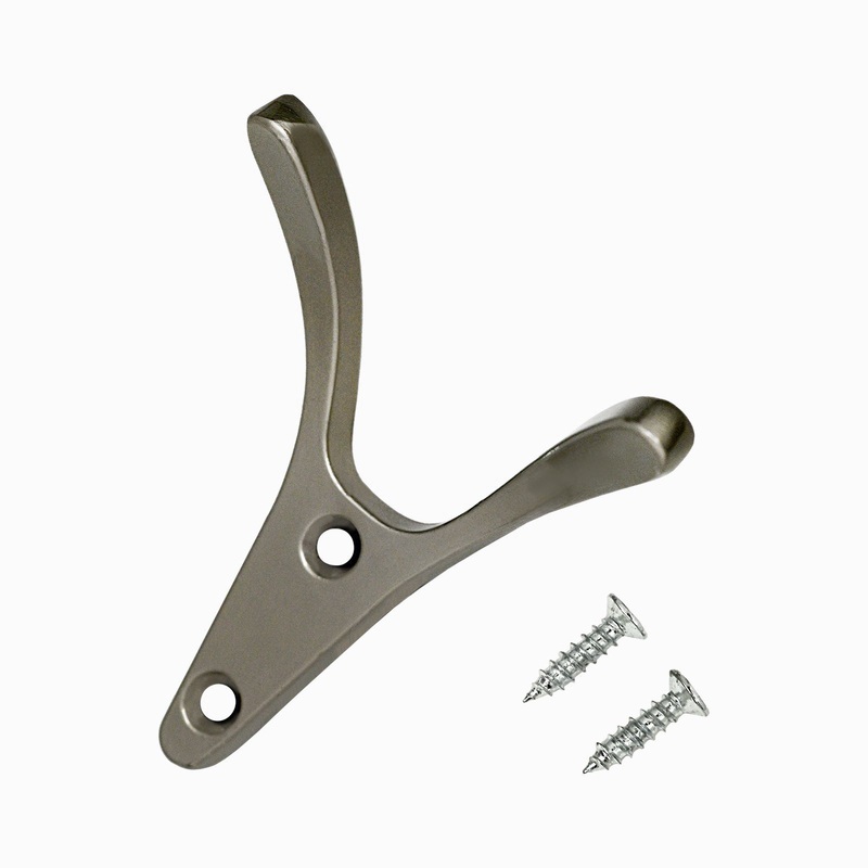 Изображение товара Вешалка настенная StahlBuro 206 SN матовый никель (66х23х78,5 мм, 1 крючок)