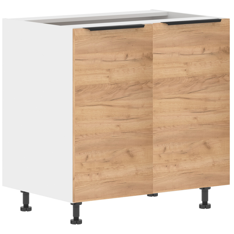 Изображение товара Шкаф напольный Corsica дуб бофорд белый 800x560x820 мм с полкой