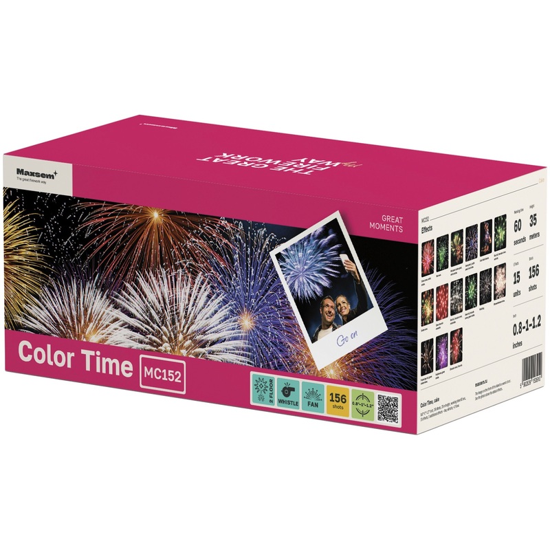 Изображение товара Батарея салютов Maxsem Color Time 156 залпов MC152