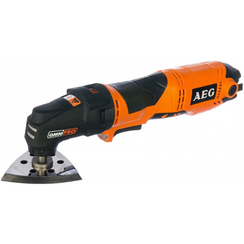 Изображение товара Мультитул AEG OMNI 300-KIT1 с светодиодной подсветкой и сменными насадками