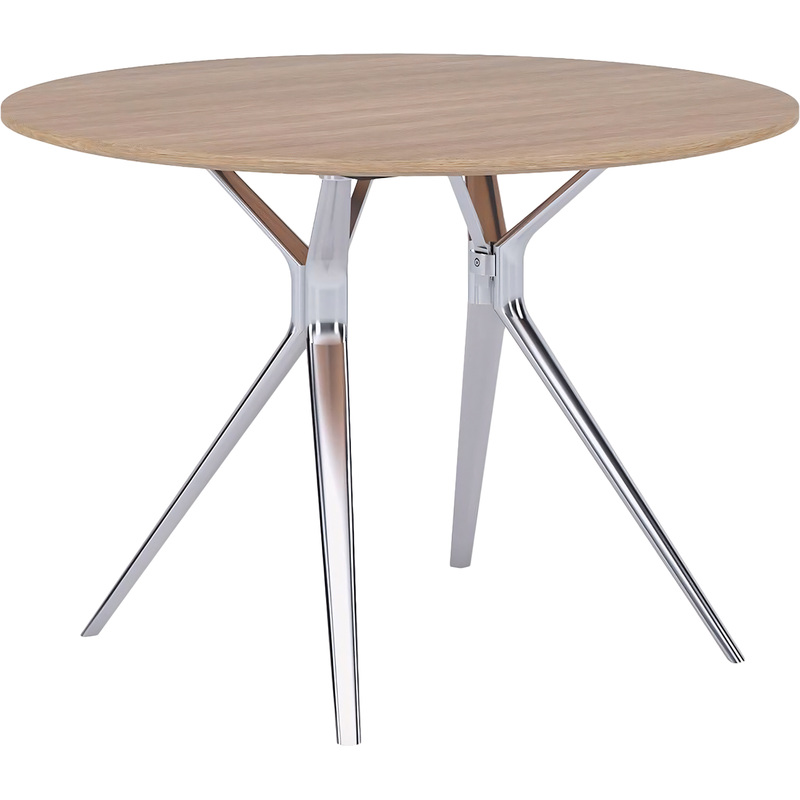 Изображение товара Стол для переговоров Ares Lux круглый (орех кофейный, 1100х1100х756 мм)