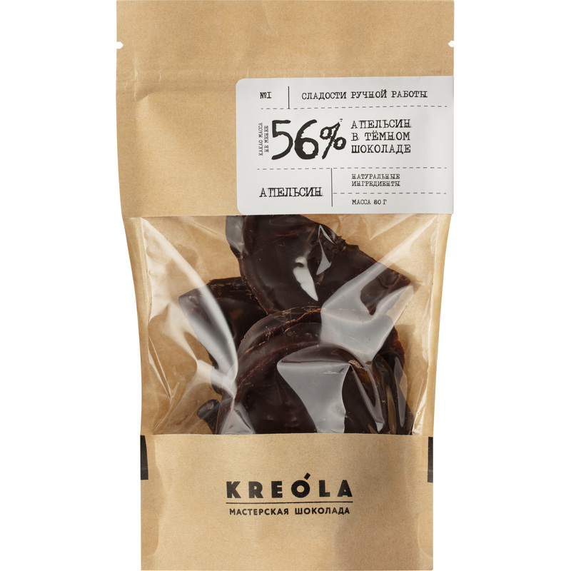Изображение товара Апельсины Kreola в шоколадной глазури 80 г