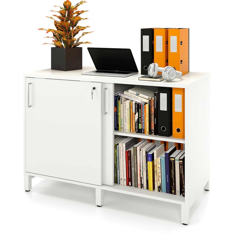 Изображение товара Стеллаж для документов Zamm Формат 11411 белый премиум 1200х414х836 мм