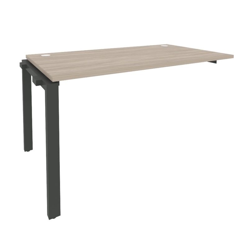 Изображение товара Элемент рабочей станции Onix-П O.MP-1.NRS-3.8 (дуб аттик/антрацит, 1380х800х750 мм)