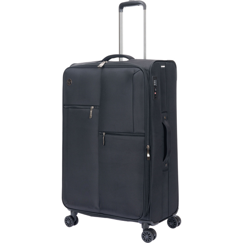 Изображение товара Чемодан Torber Seyd размер L 85 л из нейлона чёрный