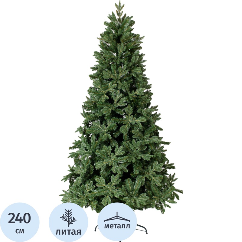 Изображение товара Ёлка искусственная Green Trees Барокко Премиум 2.4 м для дома