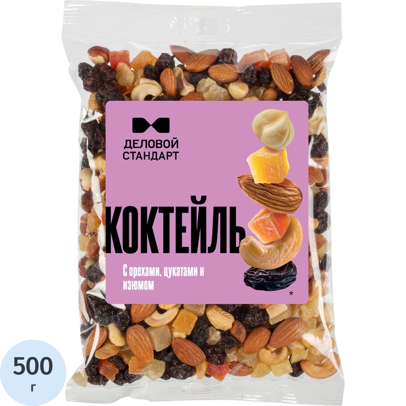 Изображение товара Коктейль из сухофруктов и орехов Деловой Стандарт 500 г