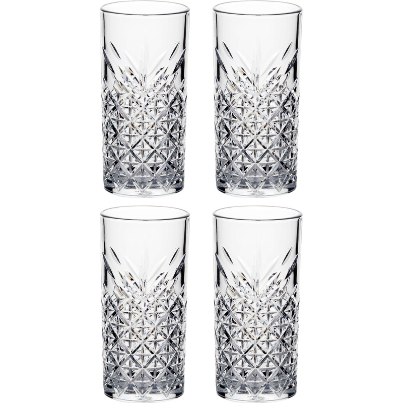 Изображение товара Набор стаканов Pasabahce Таймлесс 450 мл 4 шт. из стекла для воды и коктейлей