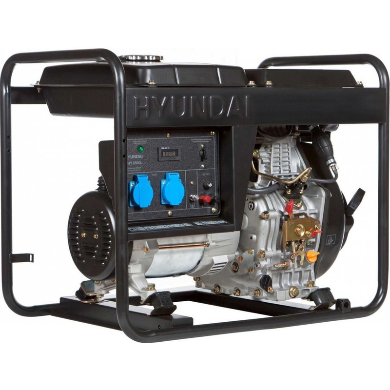 Изображение товара Hyundai DHY 6500L дизельный генератор с инжекторной системой 5.5 кВт