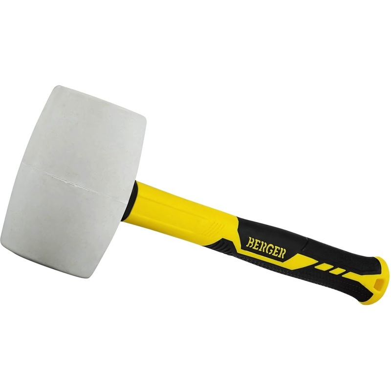 Изображение товара Киянка 450 г белая с фиберглассовой рукояткой BERGER BG1526