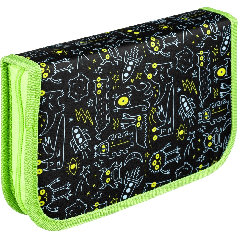 Изображение товара Пенал Комус Класс Cosmo Battle тканевый для школы мальчиков 21x14x4 см