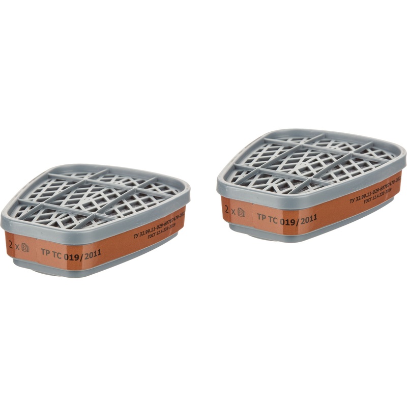 Изображение товара Фильтр противогазовый PHSV 92012 А2 с угольным слоем 2 шт в упаковке