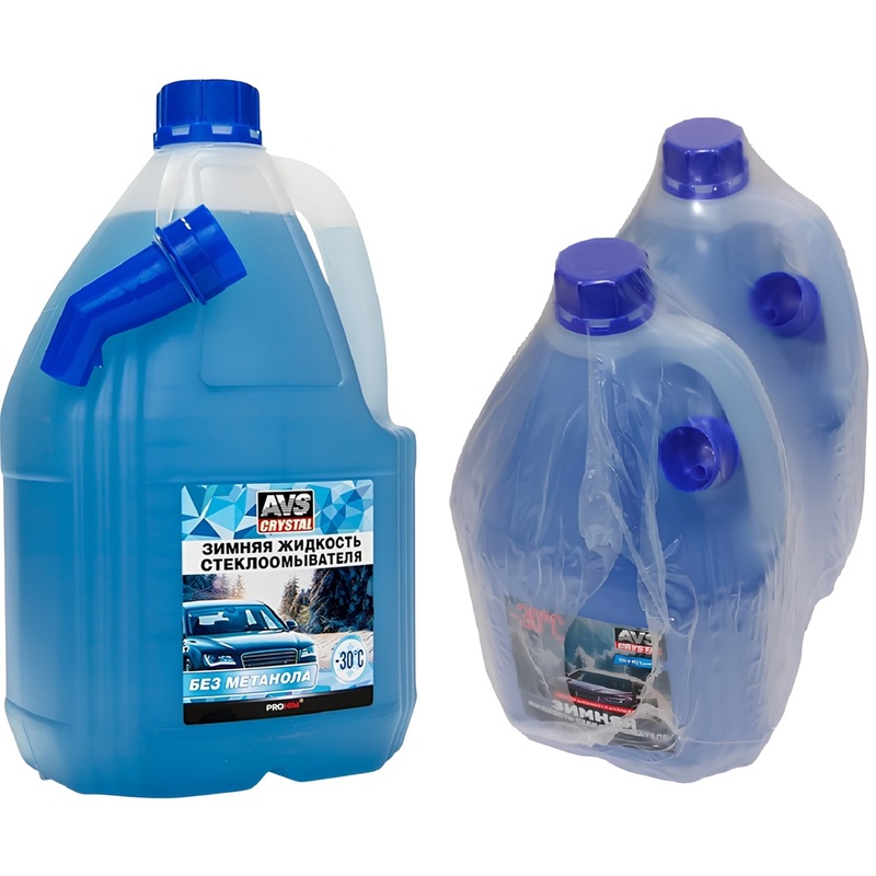 Изображение товара Жидкость стеклоомывающая AVS AVK-404 зимняя -30°C 4 л (2 в упаковке)