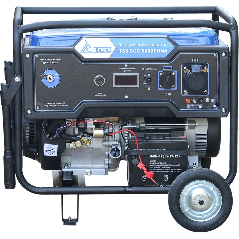 Изображение товара Бензиновый генератор TSS SGG 5000EHNA с электростартером
