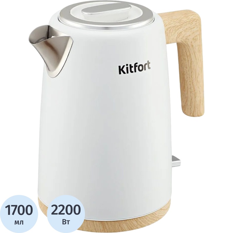 Изображение товара Чайник электрический Kitfort КТ-6794 белый