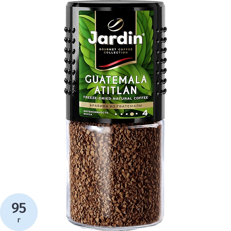 Изображение товара Кофе растворимый сублимированный Jardin Guatemala Atitlan 95 г в стеклянной банке