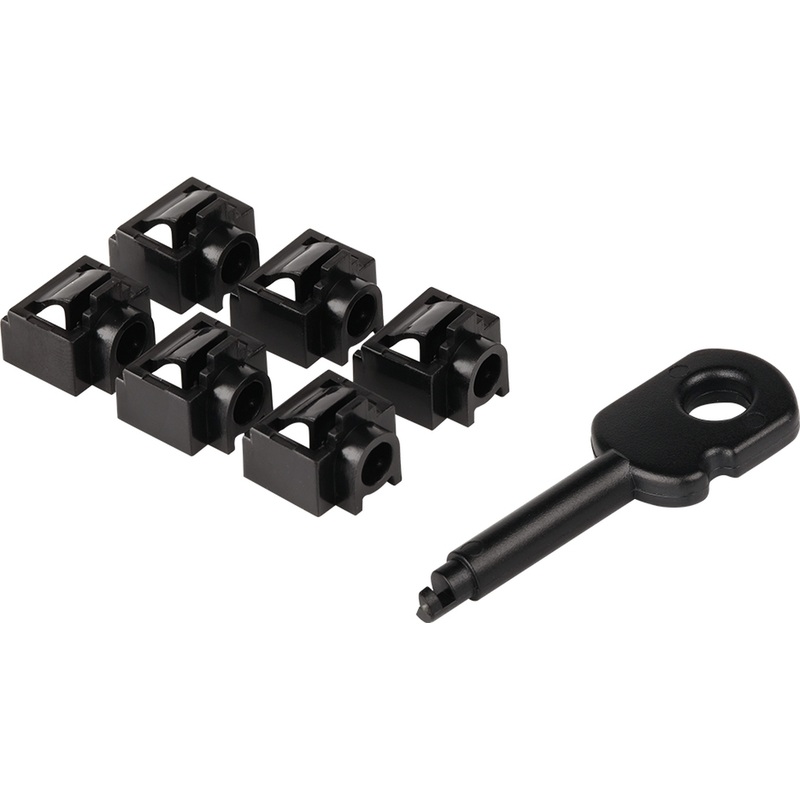 Изображение товара Вставка Lanmaster LAN-SEC45-PL-SET-BK RJ-45