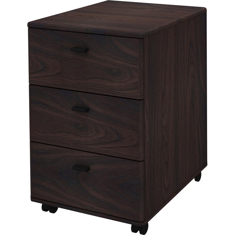 Изображение товара Тумба подкатная Сидней SD 32 420x500x670 мм вишня Ойра антрацит 3 ящика