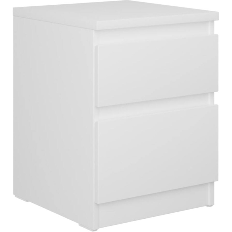 Изображение товара Тумба Кастор белая с двумя выдвижными ящиками 373x396x492 мм