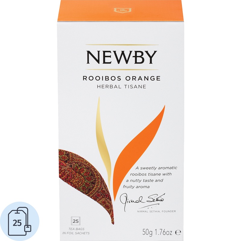 Изображение товара Чай ройбуш Newby Orange с апельсином и ореховым оттенком Изображение товара Чай ройбуш Newby Orange с апельсином и ореховым оттенком