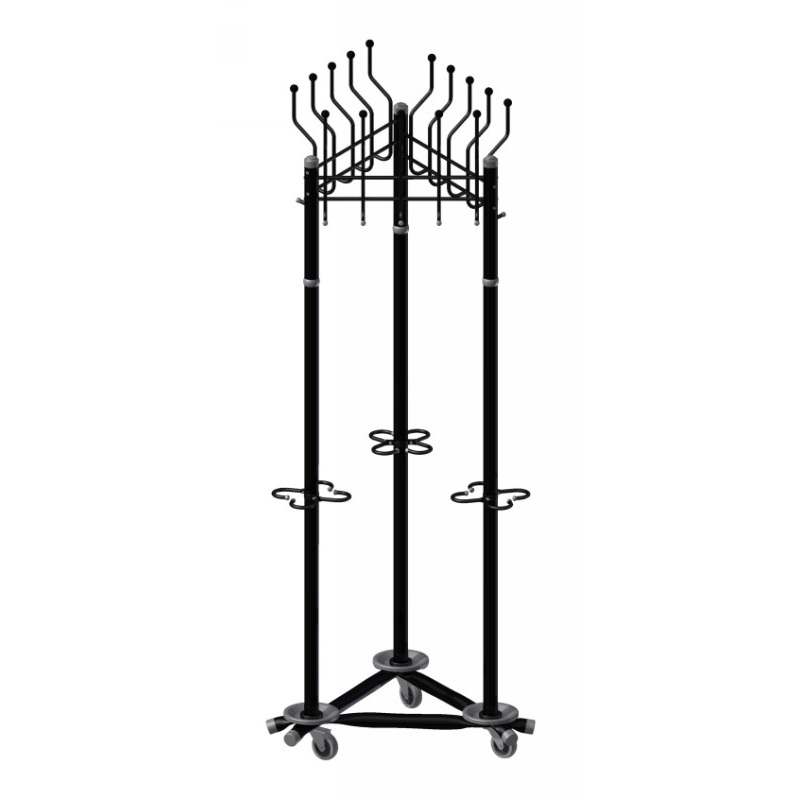 Изображение товара Вешалка гардеробная Гардикс-3 К на 15 персон черная