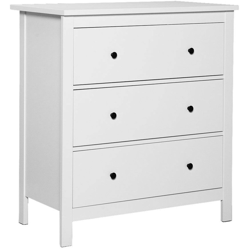 Изображение товара Комод Сага белый 920х510х1007 мм в стиле Прованс