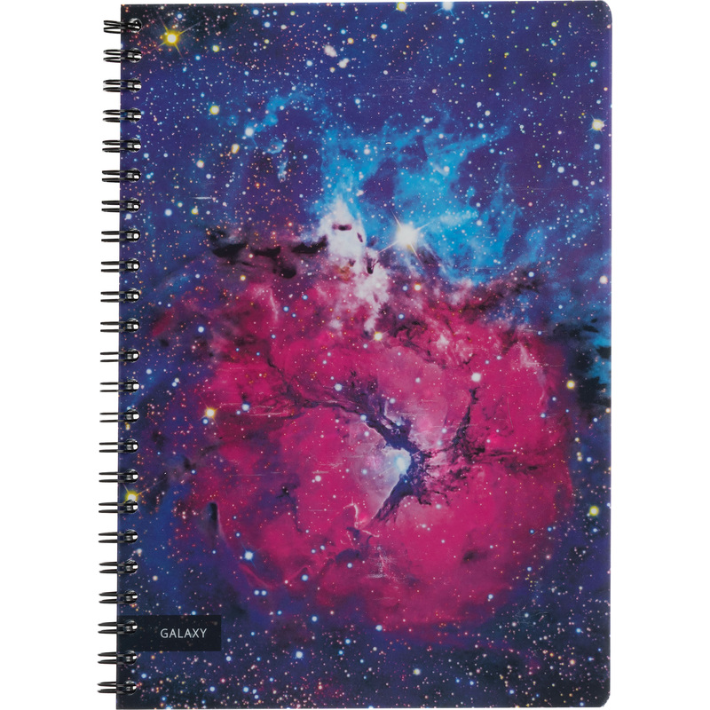 Изображение товара Бизнес-тетрадь Attache Selection Space Galaxy А4 120 листов в клетку на спирали