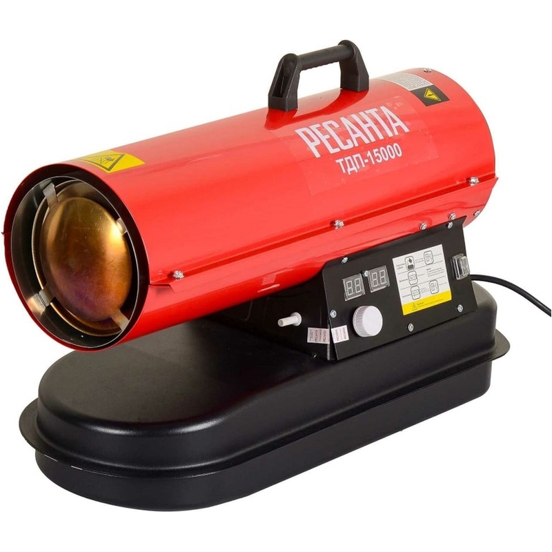 Изображение товара Дизельная тепловая пушка Ресанта ТДП-15000 мощностью 15 кВт для больших помещений