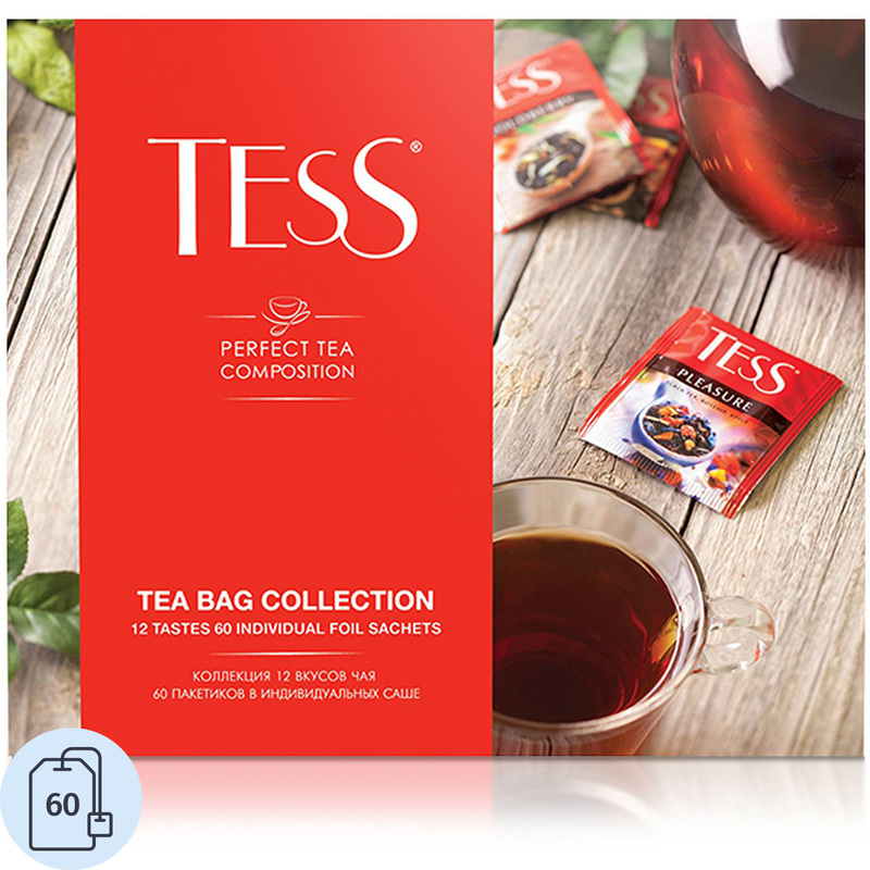 Изображение товара Чай ассорти Tess Tea Bag Collection 60 пакетиков