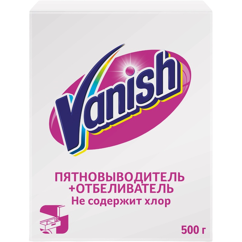 Изображение товара Пятновыводитель кислородный Vanish для белого белья 500 гр