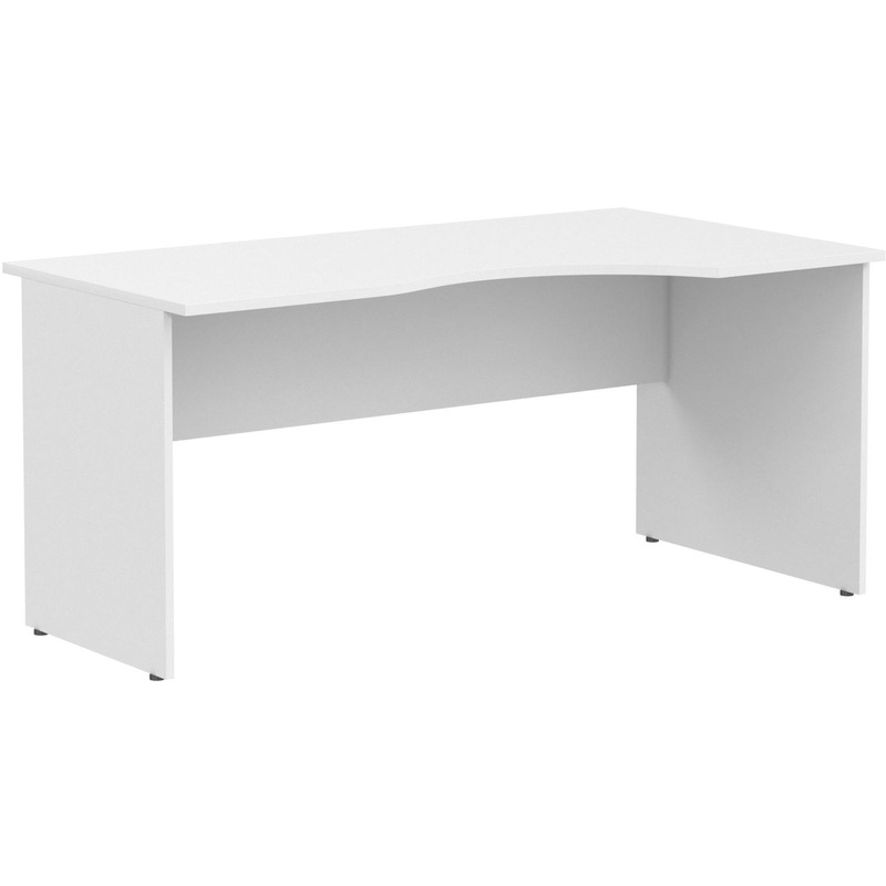 Изображение товара Эргономичный рабочий стол Imago СА-1Пр правый белый 1600х900х755 мм